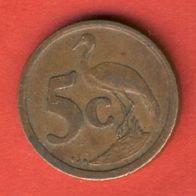 Südafrika 5 Cents 1990