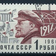 UdSSR - CCCP - Mi. Nr. 3506 " Lenin und seine Errungenschaften " - gestempelt o