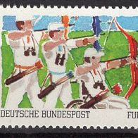 BRD / Bund 1982 Sporthilfe: Breitensport, Behindertensport MiNr. 1127 - 1128 postfr.