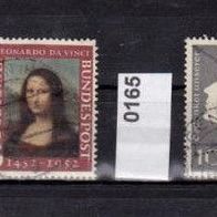 Bundesrepublik Deutschland Mi. Nr. 148 Leonardo da Vinci + 165 Kriegsgefangene o <