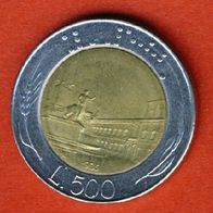 Italien 500 Lire 1986
