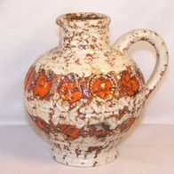 Keramik Henkel Vase, 60er Jahre