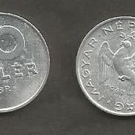 Münze Ungarn: 10 Filler 1969