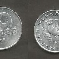 Münze Ungarn: 10 Filler 1970