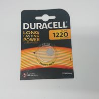 Duracell CR1220 DL1220 Lithium-Knopfzelle 3V Batterie, MHD bis 2027