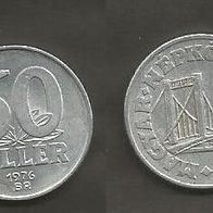 Münze Ungarn: 50 Filler 1976