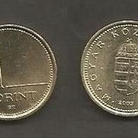 Münze Ungarn: 1 Forint 2003