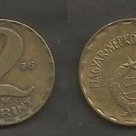 Münze Ungarn: 2 Forint 1976