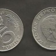 Münze Ungarn: 5 Forint 1978 - 24,7mm