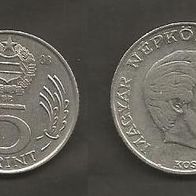 Münze Ungarn: 5 Forint 1988