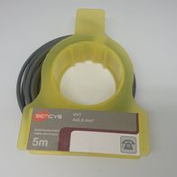 4 x 0,6 mm² Fernmeldekabel/ Telefonkabel 4-adrig, 5 m