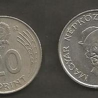 Münze Ungarn: 20 Forint 1982