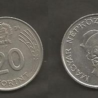 Münze Ungarn: 20 Forint 1984