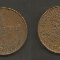 Münze Portugal: 1 Escudo 1974