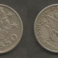Münze Portugal: 2,50 Escudo 1963