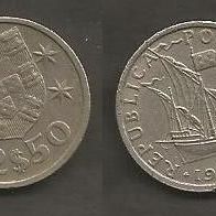 Münze Portugal: 2,50 Escudo 1969