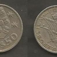 Münze Portugal: 2,50 Escudo 1975