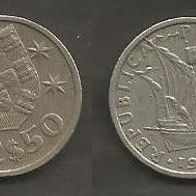 Münze Portugal: 2,50 Escudo 1979