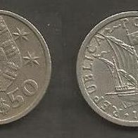 Münze Portugal: 2,50 Escudo 1983