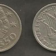 Münze Portugal: 2,50 Escudo 1984