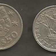 Münze Portugal: 2,50 Escudo 1985
