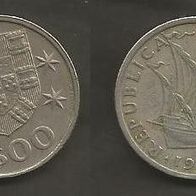 Münze Portugal: 5,00 Escudo 1964