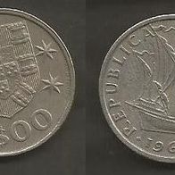 Münze Portugal: 5,00 Escudo 1968
