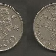 Münze Portugal: 5,00 Escudo 1977