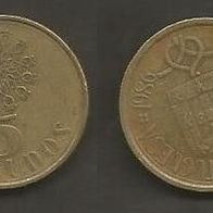 Münze Portugal: 5,00 Escudo 1986 - Typ 2