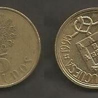 Münze Portugal: 5,00 Escudo 1995