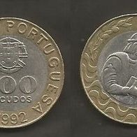 Münze Portugal: 200 Escudo 1992