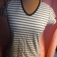 XMail - Damen Sommer Shirt Tshirt Gr.38 braun/ grün/ gelb gestreift Top!