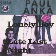 Paul Anka - Lonely Boy - 7" - Columbia C 21 228 (D) 1959