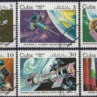 Cuba - Kuba - Mi. Nr. 2844-2849 - Tag der Weltraumforschung (1984) - gestempelt o