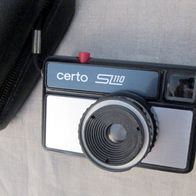 alter DDR Fotoapparat / Kamera Certo SL110 mit Tasche
