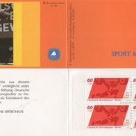 Berlin - Sondermarkenheftchen Sporthilfe 1980 * * (6 x 622)