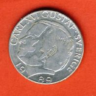 Schweden 1 Krona 1989