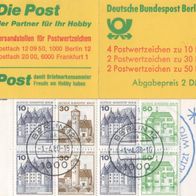 Berlin - Markenheftchen MHB 11boZ gest. (Burgen und Schösser, 1980) - Text!