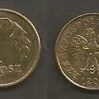 Münze Polen: 1 Groszy 2007
