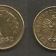 Münze Polen: 1 Groszy 2009