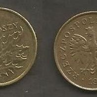 Münze Polen: 5 Groszy 1990