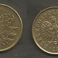 Münze Polen: 5 Groszy 1991