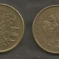 Münze Polen: 5 Groszy 2000