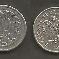 Münze Polen: 10 Groszy 1992
