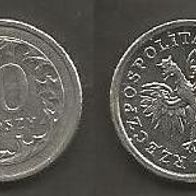 Münze Polen: 10 Groszy 2014