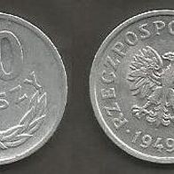 Münze Polen: 20 Groszy 1949