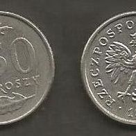 Münze Polen: 50 Groszy 1995