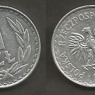 Münze Polen: 1 Zloty 1985
