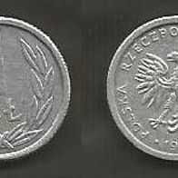 Münze Polen: 1 Zloty 1989