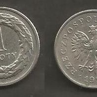 Münze Polen: 1 Zloty 1992